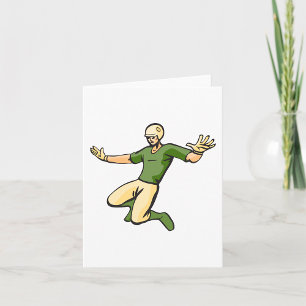 Retro Baseball Player Vintage Sports Graphic Card