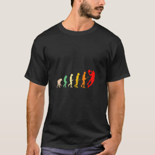 Retro Basketball Evolution Player Sport Fans T-Shirt