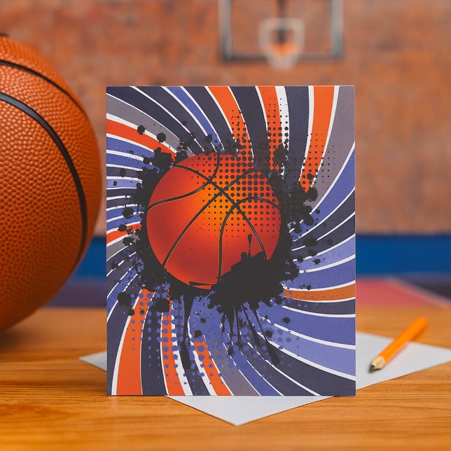 Retro Basketball Invitation (Creator Uploaded)