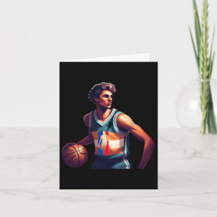 Retro Basketball Jersey  Card
