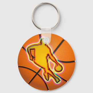 RETRO BASKETBALL KEY RING