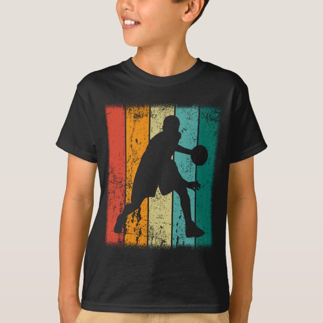 Retro Basketball T-Shirt (Front)