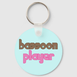 Retro Bassoon Key Ring