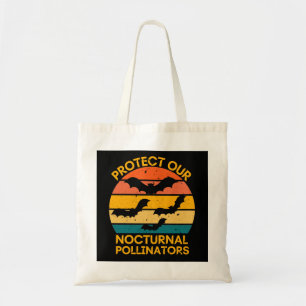 Retro Bat Vintage Spooky Tote Bag
