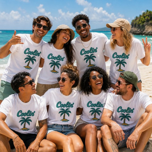Retro Beach Vibes Coolin' T-Shirt (Creator Uploaded)