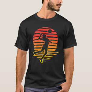 Retro Beach Volleyball Summer Sport Lover T-Shirt