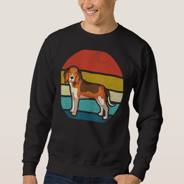 Retro Beagle 1 Sweatshirt (Front)
