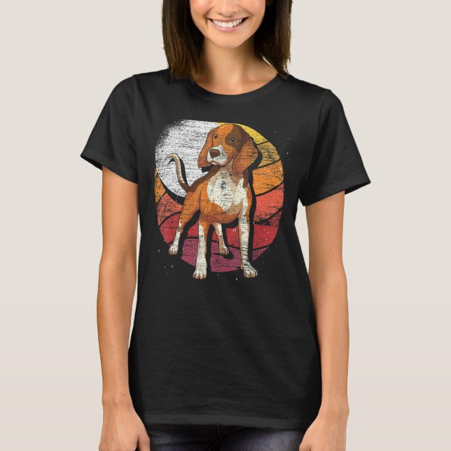 Retro Beagle 4 T-Shirt (Front)
