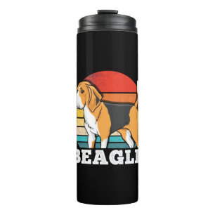 Retro Beagle Dog Thermal Tumbler