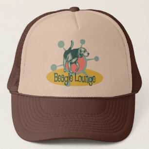 Retro Beagle Lounge Trucker Hat