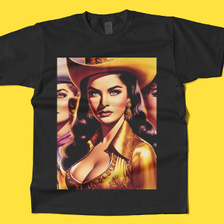 Retro Beautiful Cowgirls T-Shirt