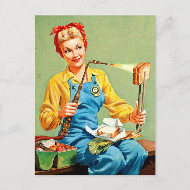 Retro Beauty 38 Postcard (Front)