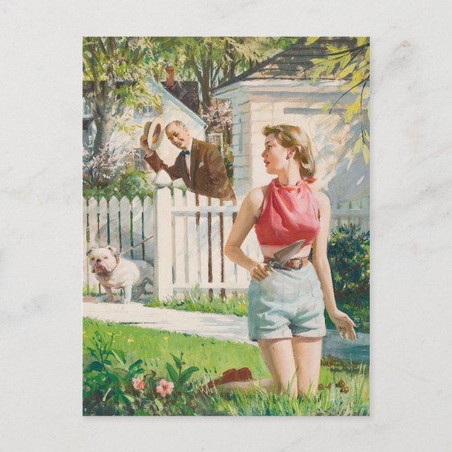 Retro Beauty 70 Postcard (Front)