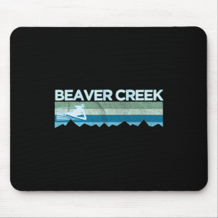 Retro Beaver Creek Mouse Pad