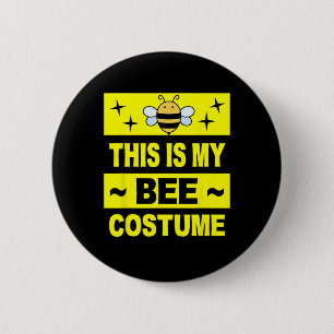 Retro Bee Costume Women Cute Adult Kids Men  6 Cm Round Badge