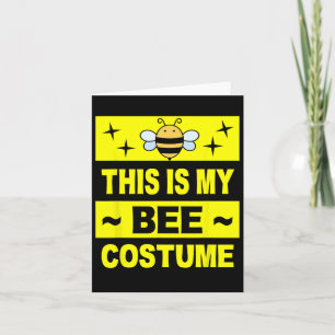 Retro Bee Costume Women Cute Adult Kids Men  Card