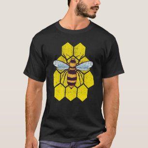 Retro Beekeeper Beekeeping Bumblebee Vintage Save  T-Shirt