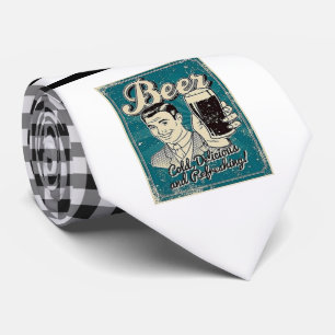 Retro Beer Necktie