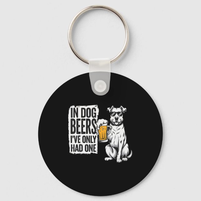 Retro Beer Pun Bar Pub Crawl Party Men - Funny Bee Key Ring (Front)