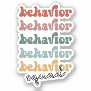 Retro Behavior Squad Behavioral Therapist