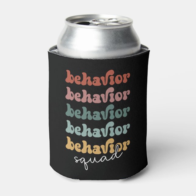 Retro Behaviour Squad Behavioural Therapist Can Cooler (Can Front)