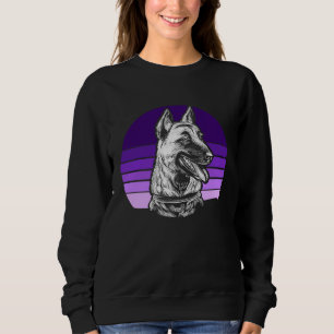 Retro Belgian Malinois 1 Sweatshirt