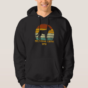 Retro Belgian Malinois Mum Doxie Dog Owner Mother Hoodie