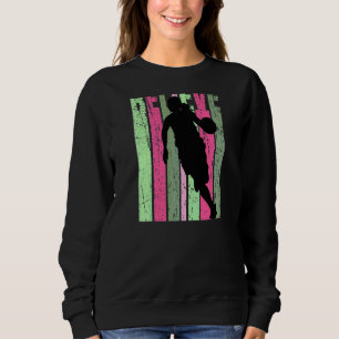 Retro Believe Girls Basketball Team Kids Youth Wom Sweatshirt