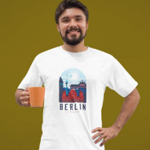 Retro Berlin Skyline Germany 