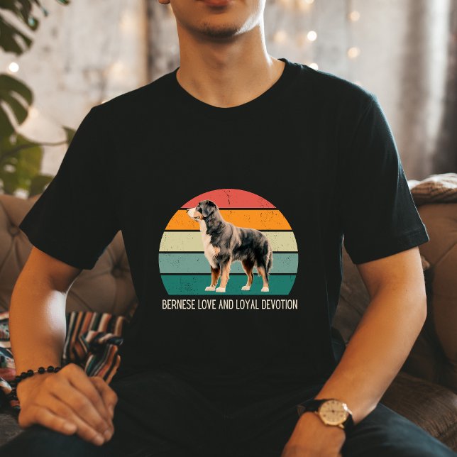 Retro Bernese Mountain Dog Lover cute Tee  (Creator Uploaded)