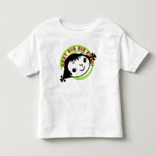 Retro Best Big Sis Ever Toddler T-Shirt