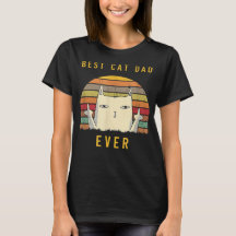 Retro Best Cat Dad Ever Cat Lover Funny Cat Daddy 