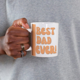 Retro Best Dad Ever Photo Mug