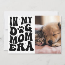 Retro Best Dog Mum Card – Birthday or Mother’s Day