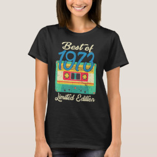 Retro Best Of 1973 Cassette Tape 49th Birthday Dec T-Shirt