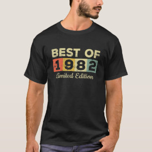 Retro Best Of 1982 Made In 40th Birthday 40 Years T-Shirt