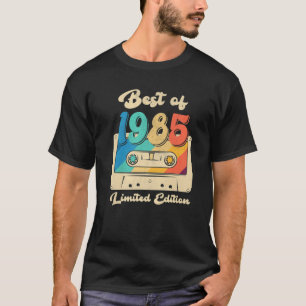 Retro Best Of 1985 Cassette Tape 37Th Birthday Dec T-Shirt