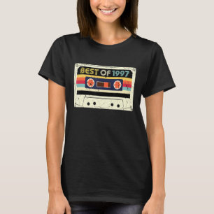 Retro Best Of 1997 Cassette Tape 25th Birthday Dec T-Shirt