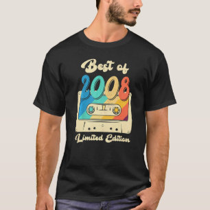Retro Best Of 2008 Cassette Tape 20th Birthday Dec T-Shirt