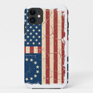 Retro Betsy Ross & 50-Star Flag 2026 Semiquincente Case-Mate iPhone Case