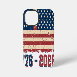 Retro Betsy Ross & 50-Star Flag 2026 Semiquincente iPhone 12 Mini Case