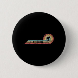 Retro Biathlon Vintage Player Film Strip 6 Cm Round Badge