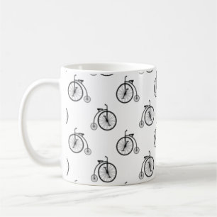 Retro Bicycle - Pattern Coffee Mug