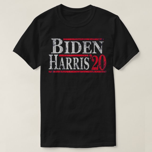 Retro Biden Harris 2020  T-Shirt (Design Front)