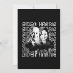 Retro Biden Harris Pride Holiday Card