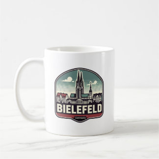 Retro Bielefeld Skyline Coffee Mug