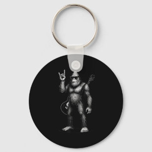Retro Big Foot Rock Music Gifts Men Women Kid Funn Key Ring
