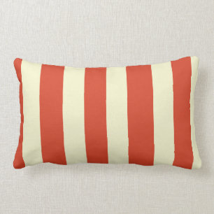 Retro Big Top Striped Lumbar Pillow