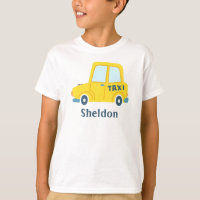 Retro big yellow taxi cab personalise 
