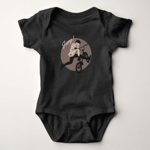 Retro Biker Design - Jump Baby Bodysuit